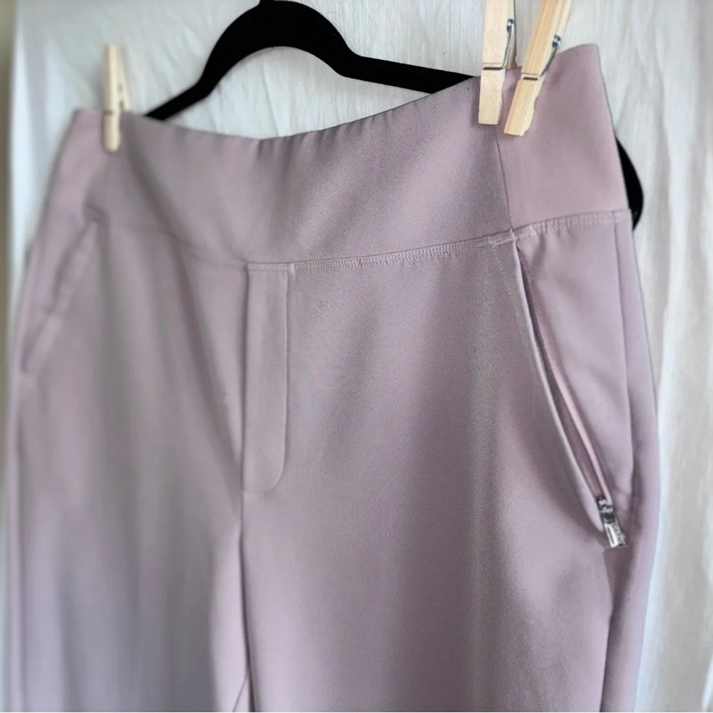 Athleta Women's Endless High Rise pale lavender Pants size 12 - Picture 6 of 16